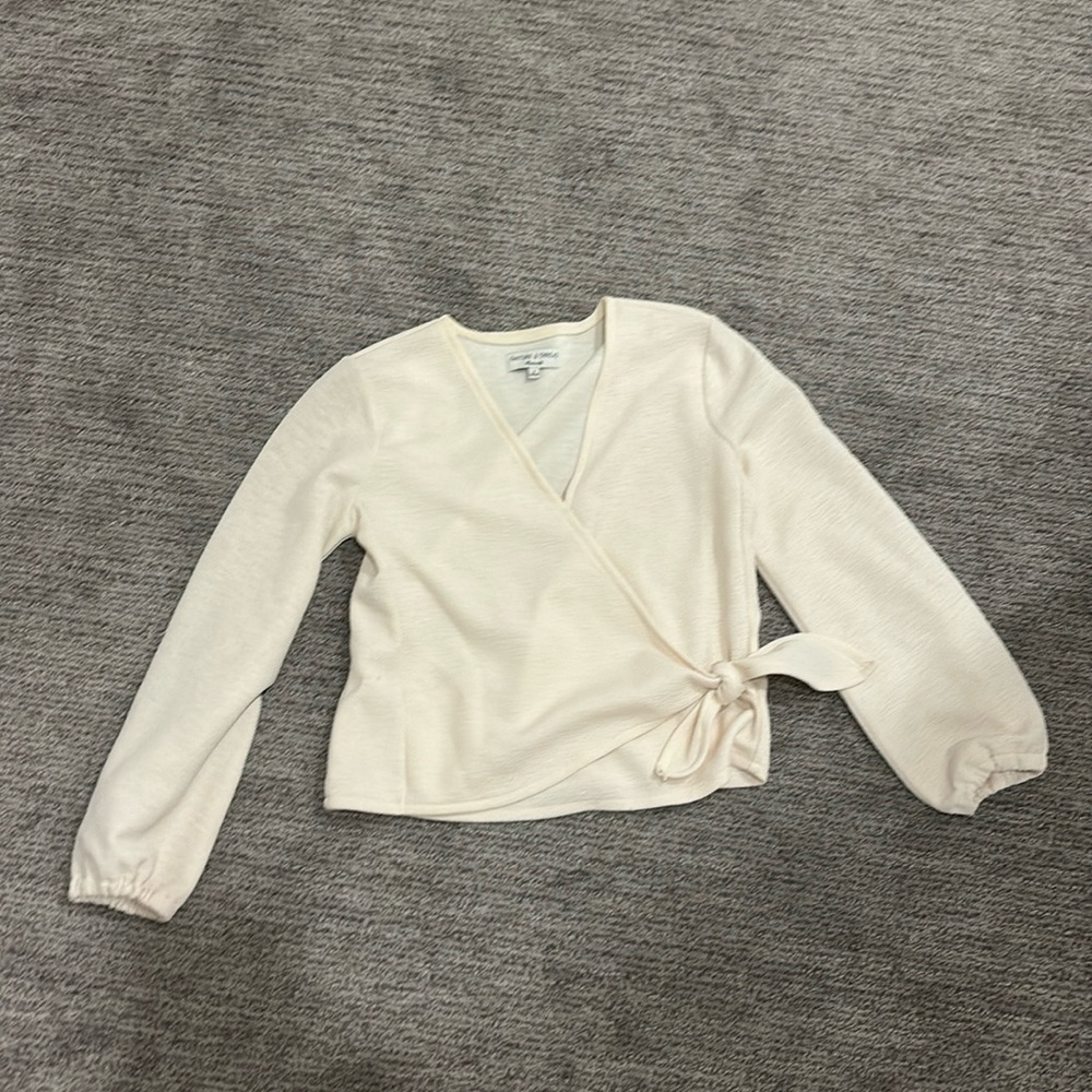 Cute cream madewell long sleeve